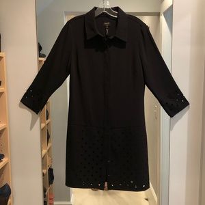 Laundry by Shelli Segal black shift dress with cutout detail